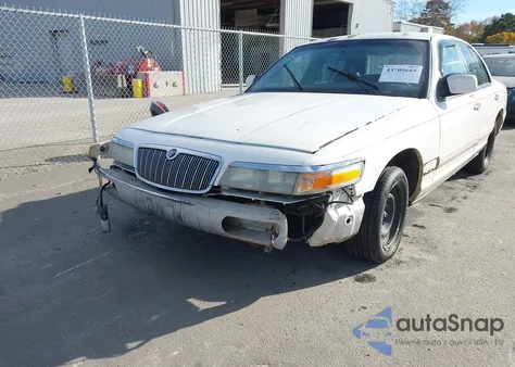 1997 Mercury Grand Marquis Gs z USA, uszkodzony, nr VIN 2MELM74W3VX702622